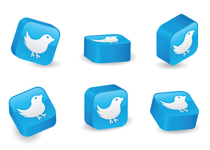 Twitter Logo Blocks